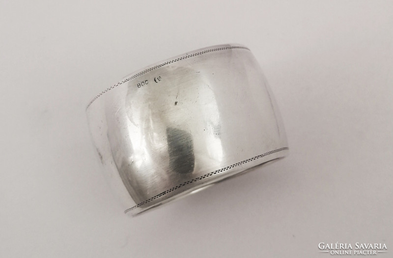 Ovális német 800-as ezüst szalvétagyűrű