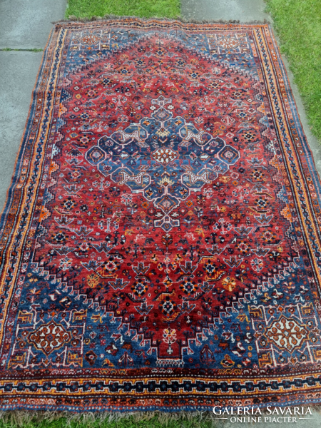 Impeccable, old, beautiful, Iranian shiraz carpet