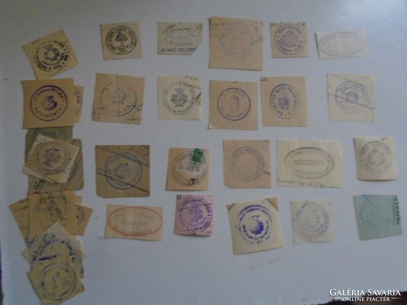 D202324 large stone old stamp impressions 30+ pcs. About 1900-1950's