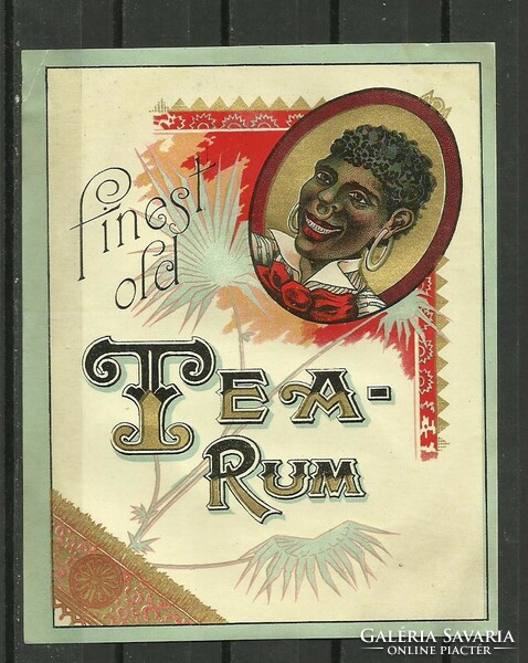 Label - jamaica -tea rum jamaica