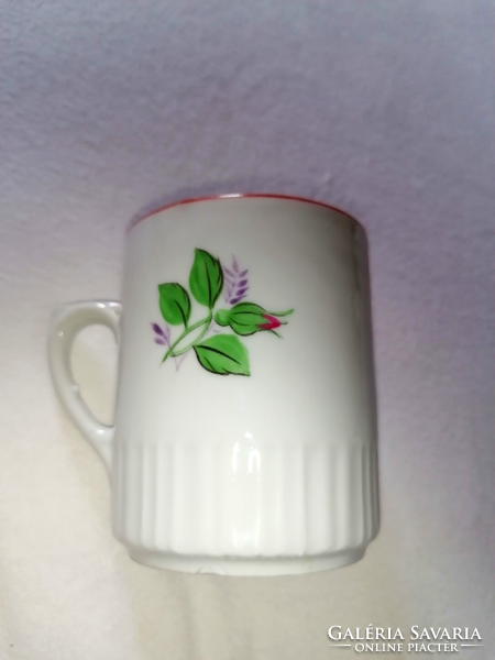 Vintage, Zsolnay rare mug with rose pattern