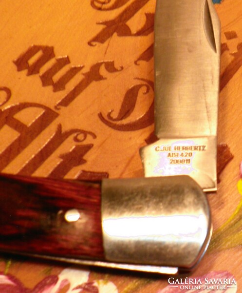 Herbertz knife with rear lock, from a collection.