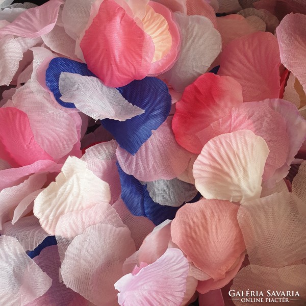Wedding, party dek80 - 100 textile flower petals - mix
