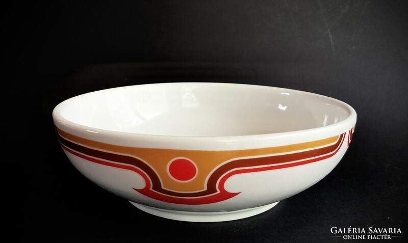 Alföldi canteen bowl brown red yellow small offering
