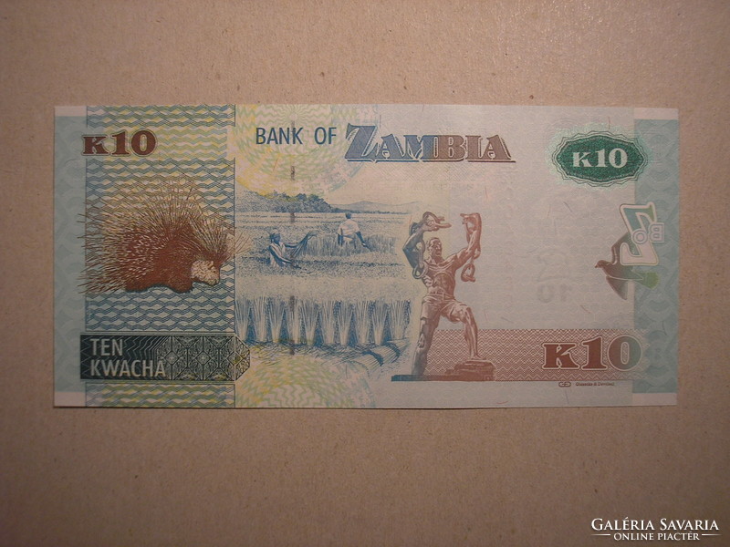 Zambia - 10 Kwacha 2012 UNC