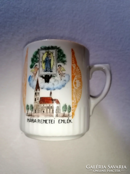Zsolnay, a rare souvenir mug from Maria Hermitage