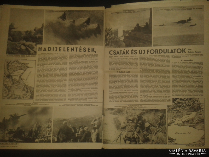 1943 Magyar Futár, Rajniss Ferenc II. VH képes heti lap (III évfolyam 20. szám )
