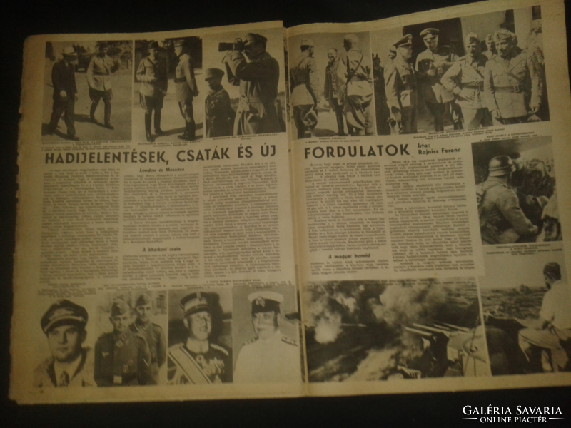 1942 Hungarian courier, Francis II. Vh able weekly newspaper (II. Grade 22 issue)
