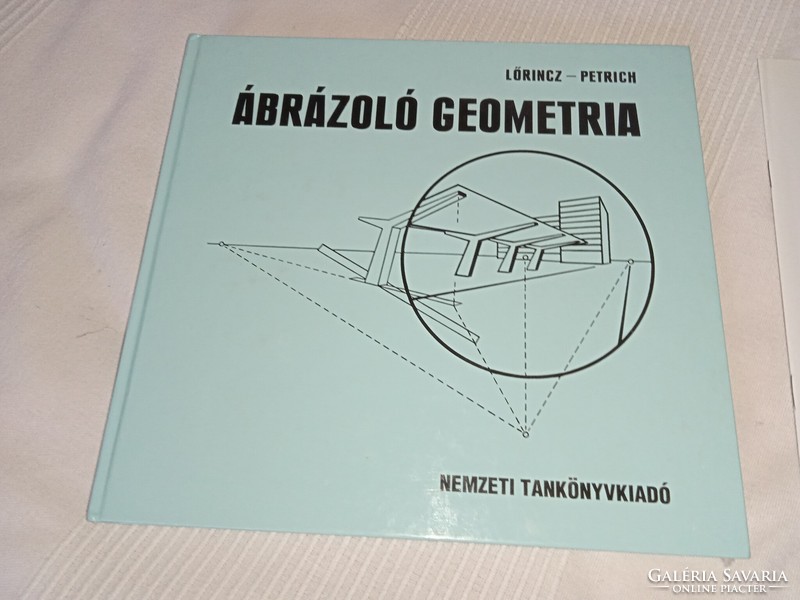 Lőrincz Pál Petrich Géza dr. Ábrázoló geometria (+3D szemüveg és me - hibátlan, olvasatlan példány!!