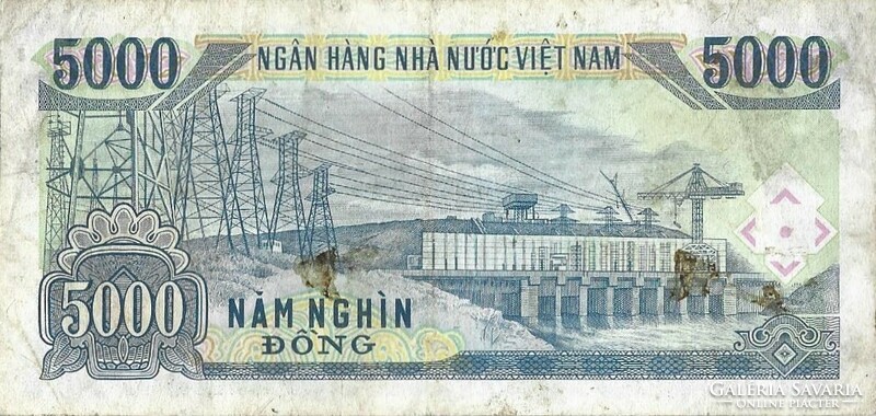 5000 Dong 1991 Vietnam 1.