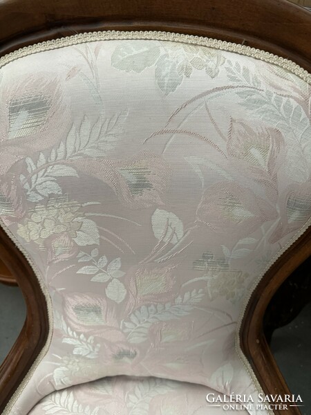Pale pink armchair flawless