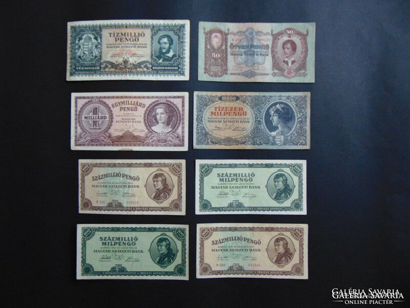Lot of 8 banknotes!