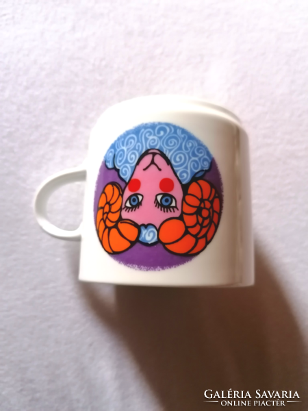 Alföldi, very rare cup with ram's head, from the fifties