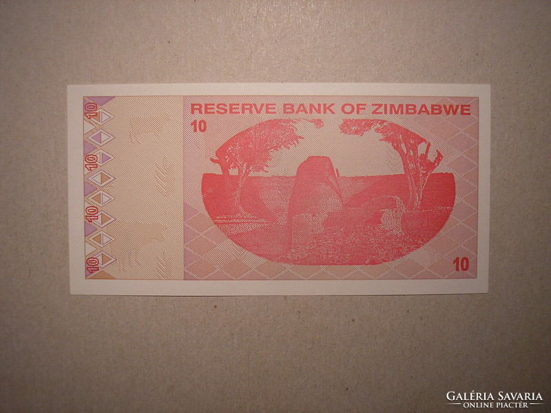 Zimbabwe - 10 Dollar 2009 UNC