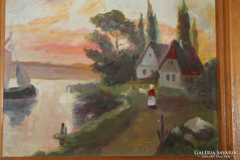 Painting by Károly Gaburek 964