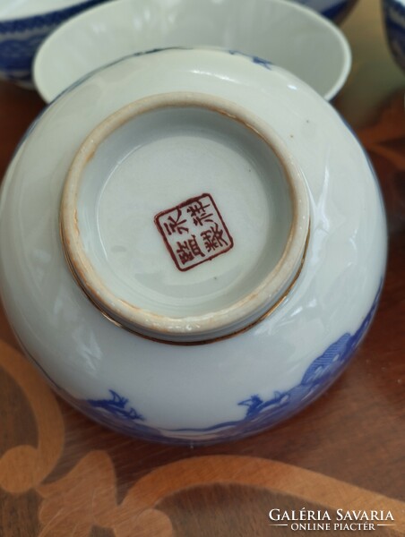 Chinese porcelain bowls / 6 pcs /