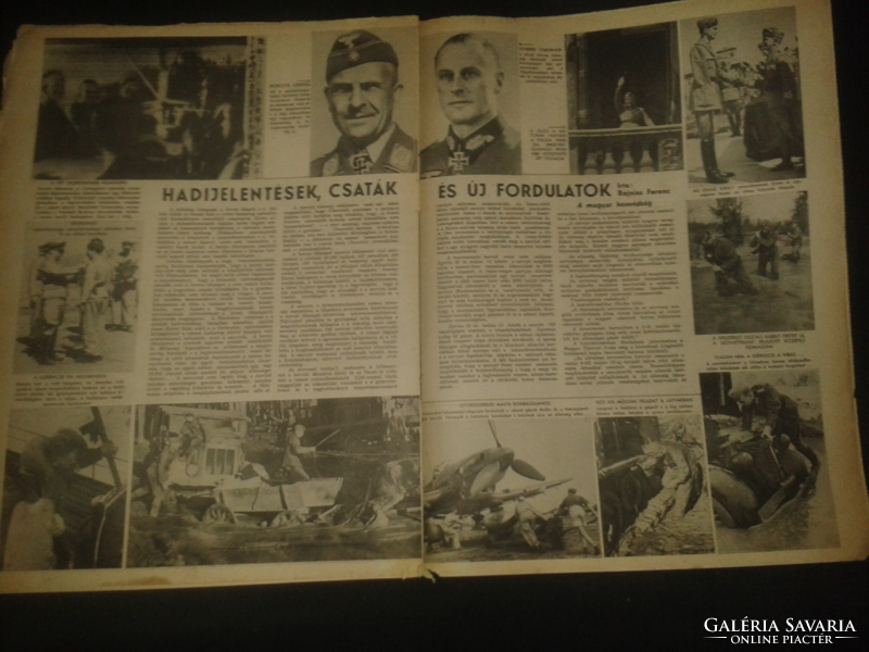 1942 Magyar Futár, Rajniss Ferenc II. VH képes heti lap ( II. évfolyam 21 szám )