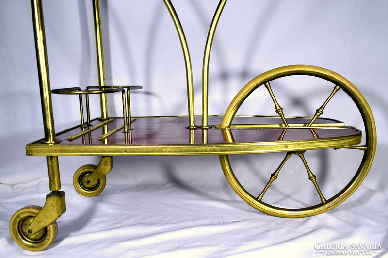 Art deco 3-wheel party cart!