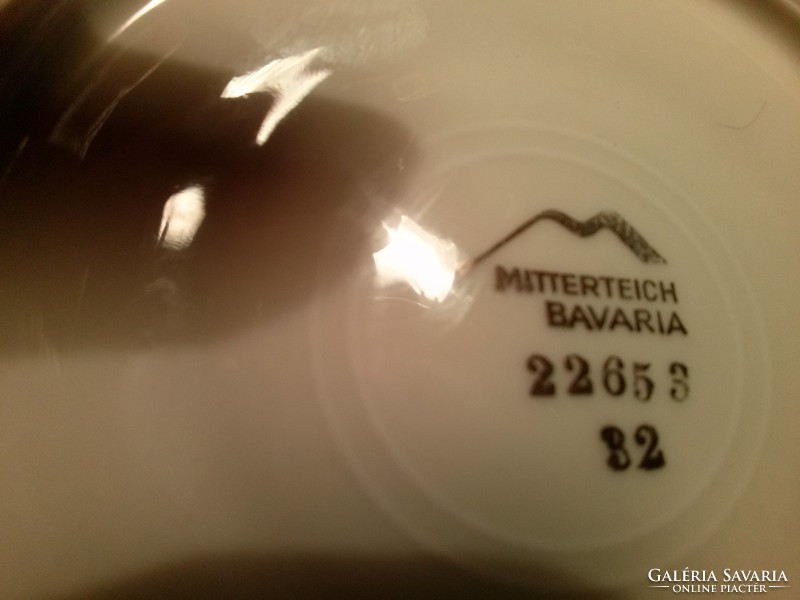 Mitterteich Bavaria porcelán alj, kistányér