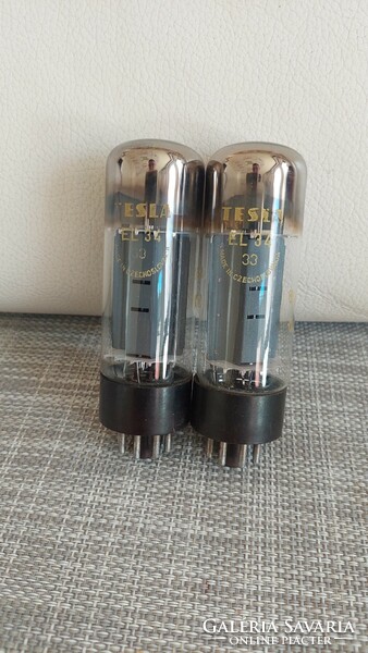 El34 tesla tube pair from collection (50)