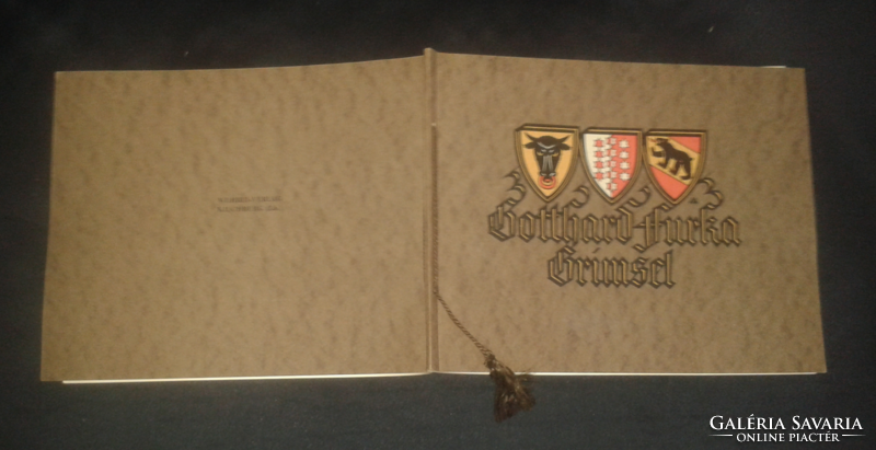 1928 Gotthard furka-grimsel 38-page album booklet / guidebook