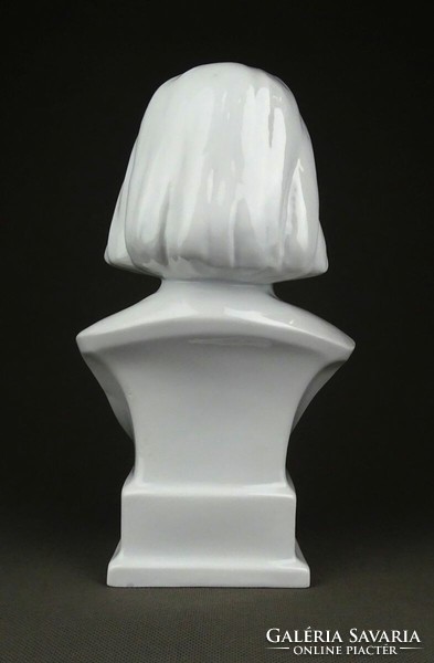 1D647 Herendi porcelán büszt Liszt Ferenc 23 cm