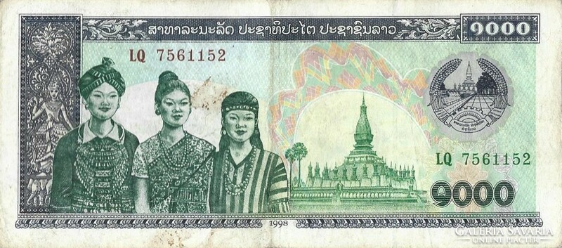 1000 kip 1998 Laosz