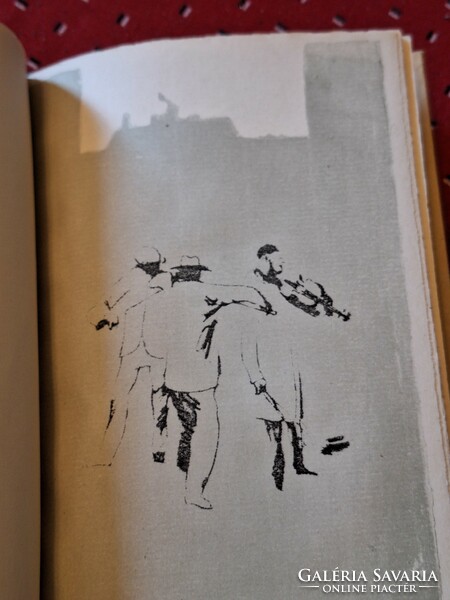 A numbered biblophile rarity! 1956 - Attila József: my country - with drawings by Tibor Csernus - literary k.K.