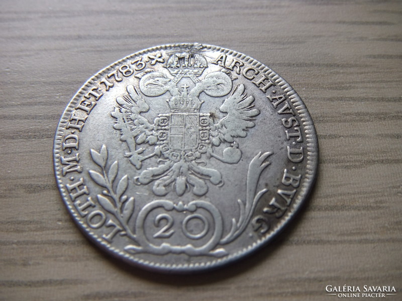 20 Krajcár silver medal 1783 Austria