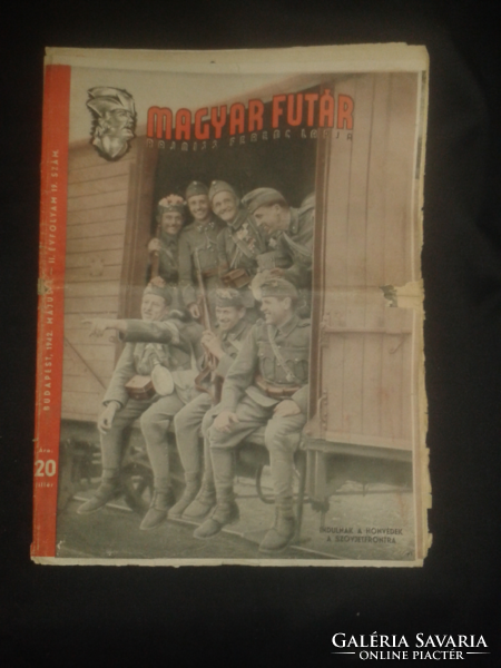1942 Magyar Futár, Rajniss Ferenc II. VH képes heti lap  ( II. évfolyam 19 szám )