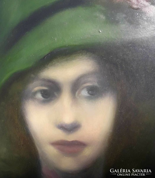 Female portrait / painting.