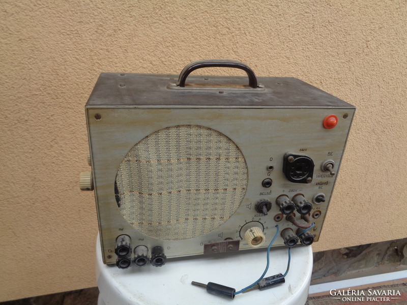 Old 60s radio tube tester
