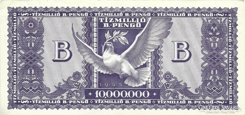 Ten million b.-Pengő 1946 1. Unfurnished