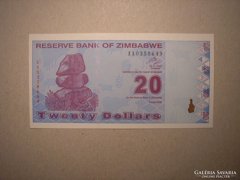 Zimbabwe - 20 dollars 2009 oz