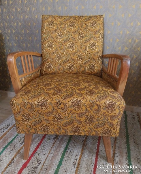 Only 1 retro cane armchair left!