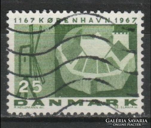Denmark 0163 mi 451 y 0.50 euro