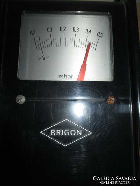 BRIGON huzatmérő, nyomásmérő műszer mbar