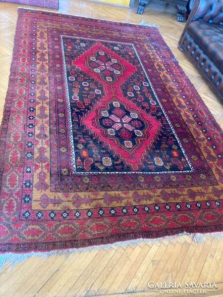 Beluch carpet knotted on Iranian cotton