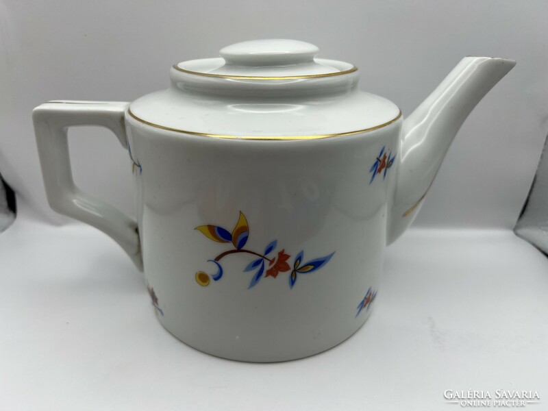 Zsolnay large porcelain teapot, perfect. 16 X 25 cm. 4919