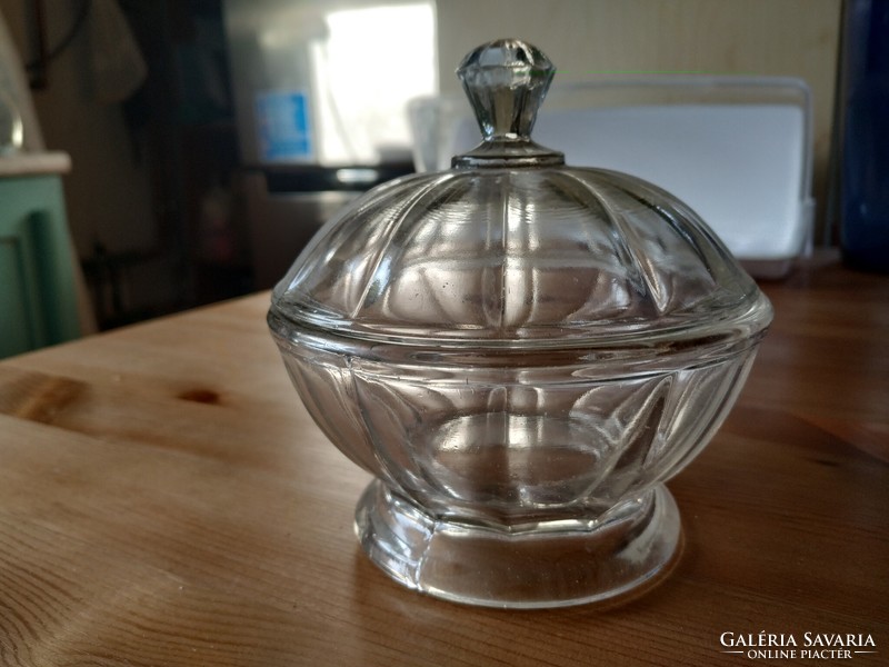 Antique glass sugar bowl, flawless