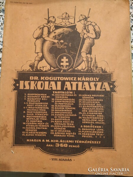 Iskolai földrajzi atlasz 1931