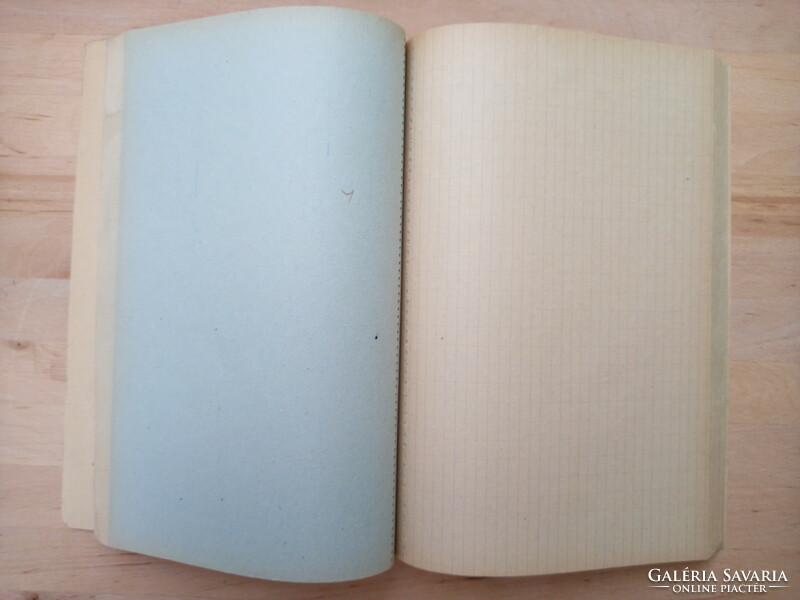 RITKA retro francia kockás A5 levélátírókönyv füzet
