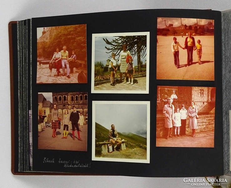 1R134 old retro large civilian family photo album Austria - Siel - Netherlands ...