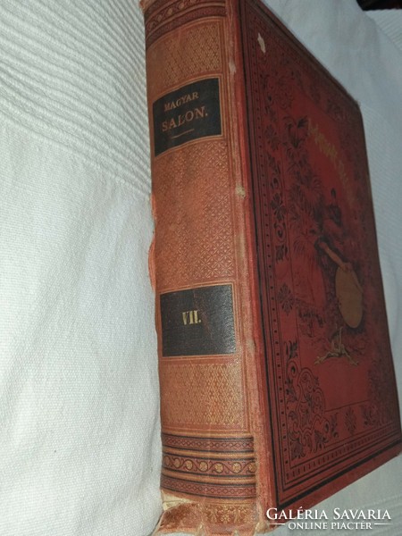 József Fekete - József Hevesi (ed.) 1887. Vii. Volume Hungarian salon - antique book