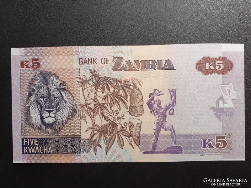 Zambia - 5 kwacha 2012 oz