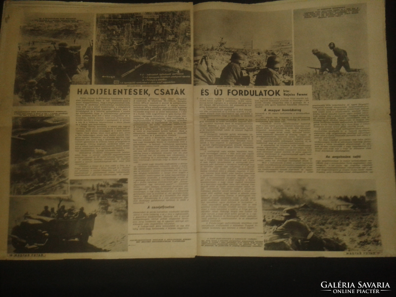 1942 Magyar Futár, Rajniss Ferenc II. VH képes heti lap ( II. évfolyam 41 szám )