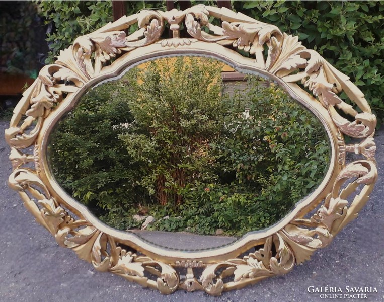 120 Cm. Antique Florentine mirror