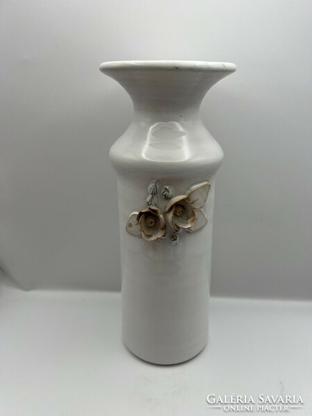 Vintage kerámia váza, 24 cm-es magasságú szépség. 4925