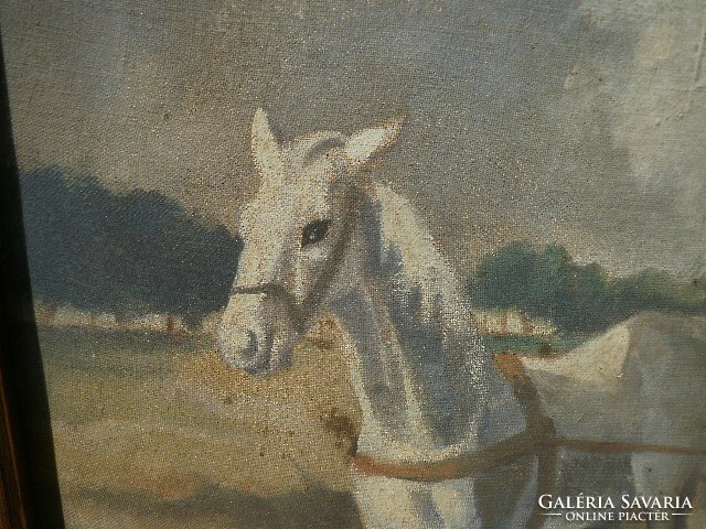 Istókovits Kálmán (1898-1990) - Vontató lovak