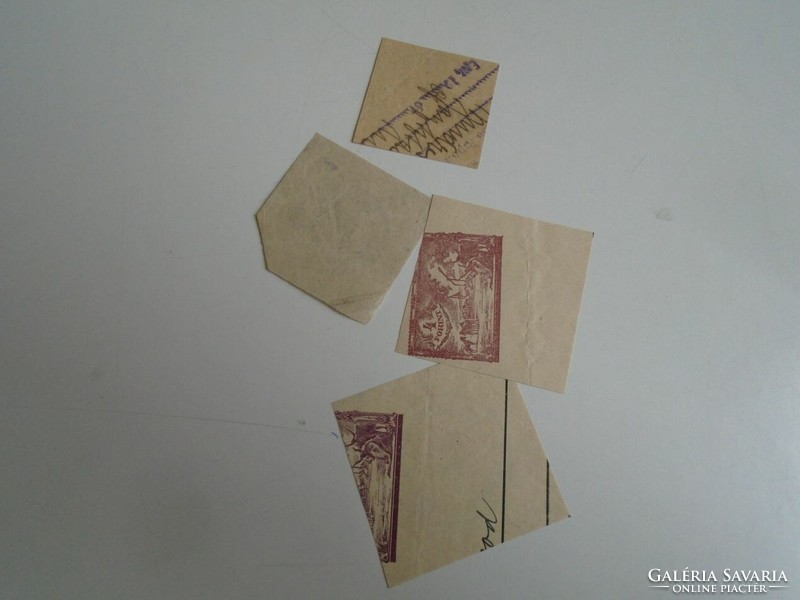 D202341  BÉLAPÁTFALVA,  Heves vm. régi bélyegző-lenyomatok  4 db.   kb 1900-1950's